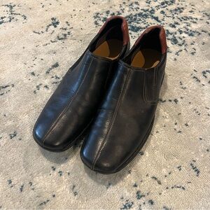 Cole Haan Zeno Slip on Leather Loafers Black 11.5M